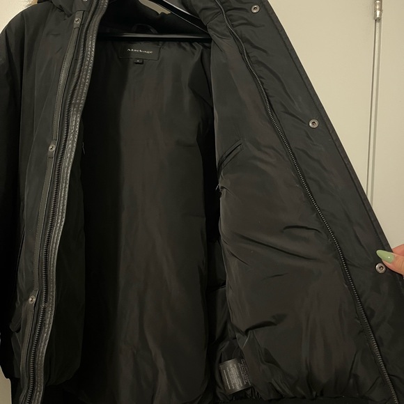 Mackage Down Bomber with Natural Fur - Picture 6 of 9